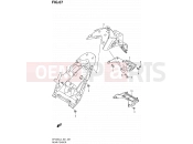SUZUKI SFV650A L4 (2014) Gladius (E21) 67 - REAR FENDER