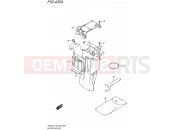 SUZUKI SFV650A L5 (2015) Gladius (E03,E28,E33) 405A - BATTERY HOLDER (SFV650L5 E03)