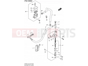 SUZUKI SFV650A L5 (2015) Gladius (E03,E28,E33) 558A - REAR MASTER CYLINDER (SFV650L5 E03)