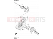 SUZUKI SFV650A L5 (2015) Gladius (E21) 550D - REAR WHEEL (SFV650UAL5 E21)