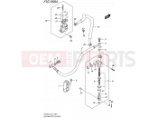 SUZUKI SFV650A L5 (2015) Gladius (E21) 558A - REAR MASTER CYLINDER (SFV650L5 E21)