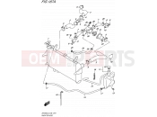 SUZUKI SFV650A L5 (2015) Gladius (E38) 187A - RADIATOR HOSE