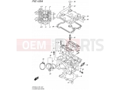 SUZUKI SFV650A L5 (2015) Gladius (E99) 105A - CYLINDER HEAD (REAR)