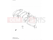 SUZUKI SFV650U L1 (2011) Gladius (E21) 72 - FUEL TANK SIDE COVER