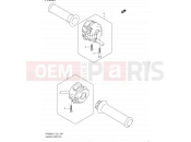 SUZUKI SFV650U L1 (2011) Gladius (E21) 57 - HANDLE SWITCH