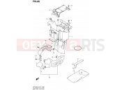 SUZUKI SFV650U L2 (2012) Gladius (E21) 86 - BATTERY HOLDER (SFV650UAL2 E21)