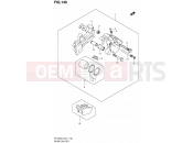 SUZUKI SFV650U L2 (2012) Gladius (E21) 146 - REAR CALIPER (SFV650UL2 E21)