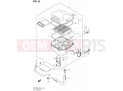 SUZUKI SFV650U L2 (2012) Gladius (E24) 12 - AIR CLEANER