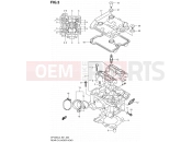 SUZUKI SFV650U L3 (2013) Gladius (E21) 3 - REAR CYLINDER HEAD