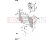 SUZUKI SFV650U L3 (2013) Gladius (E21) 33 - RADIATOR