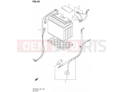 SUZUKI SFV650U L3 (2013) Gladius (E21) 42 - BATTERY (SFV650UL3 E21)