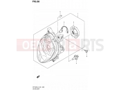 SUZUKI SFV650U L3 (2013) Gladius (E21) 58 - HEADLAMP (SFV650L3 E21)