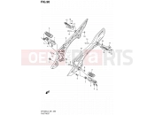 SUZUKI SFV650U L3 (2013) Gladius (E21) 90 - FOOTREST