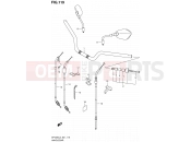 SUZUKI SFV650U L3 (2013) Gladius (E21) 119 - HANDLEBAR (SFV650AUEL3 E21)