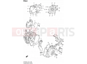SUZUKI SFV650U L4 (2014) Gladius (E21) 6 - CRANKCASE COVER