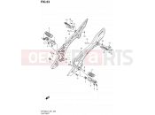 SUZUKI SFV650U L4 (2014) Gladius (E21) 53 - FOOTREST