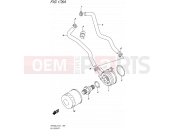 SUZUKI SFV650U L5 (2015) Gladius (E21) 178A - OIL COOLER