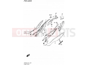 SUZUKI SFV650U L5 (2015) Gladius (E21) 445A - FRAME COVER
