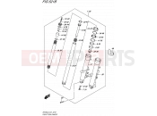 SUZUKI SFV650U L5 (2015) Gladius (E21) 521B - FRONT FORK DAMPER (SFV650AL5 E21)