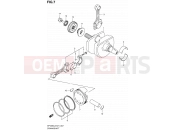 SUZUKI SFV650UA L2 (2012) Gladius (E21) 7 - CRANKSHAFT