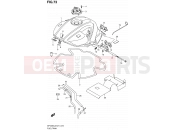 SUZUKI SFV650UA L2 (2012) Gladius (E21) 73 - FUEL TANK (SFV650UL2 E21)