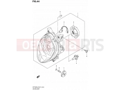 SUZUKI SFV650UA L2 (2012) Gladius (E21) 44 - HEADLAMP (SFV650L2 E24)