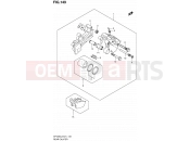 SUZUKI SFV650UA L2 (2012) Gladius (E21) 149 - REAR CALIPER (SFV650UAL2 E21)