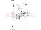 SUZUKI SFV650UA L4 (2014) Gladius (E21) 11 - THROTTLE BODY