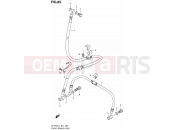 SUZUKI SFV650UA L4 (2014) Gladius (E21) 85 - FRONT BRAKE HOSE (SFV650L4 E21)