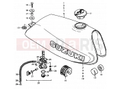 SUZUKI SP370 C (1978) 28 - FUEL TANK