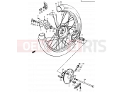 SUZUKI SP370 N (1992) 32 - FRONT WHEEL