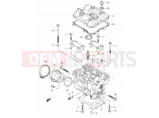 SUZUKI SV1000 K3 (2003) 3 - REAR CYLINDER HEAD