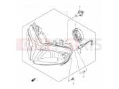SUZUKI SV1000 K3 (2003) 30 - HEADLAMP (SV1000S E02/E19 SV1000S1/S2 E19)