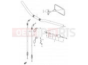SUZUKI SV1000 K3 (2003) 41A - HANDLEBAR (SV1000/U1/U2)