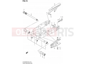 SUZUKI SV1000 K6 (2006) (E19) 73 - REAR SWINGING ARM