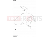 SUZUKI SV1000 K6 (2006) (E24) 49 - FRONT FENDER