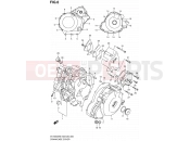 SUZUKI SV1000S K6 (2006) (E03) 6 - CRANKCASE COVER