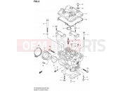 SUZUKI SV1000S K7 (2007) (E28) 3 - REAR CYLINDER HEAD