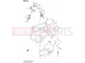 SUZUKI SV1000S K7 (2007) (E28) 12 - FUEL DELIVERY PIPE