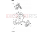 SUZUKI SV1000S K7 (2007) (E33) 64 - FRONT WHEEL
