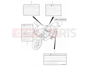 SUZUKI SV650 K1 (2001) 44A - LABEL (MODEL K1)