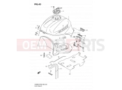 SUZUKI SV650 / SV650S K3 (2003) 43 - FUEL TANK (MODEL K3)