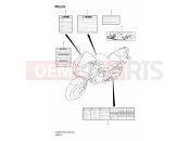 SUZUKI SV650 / SV650S K3 (2003) 54 - LABEL (MODEL K3/K4/K5/K6)
