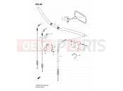 SUZUKI SV650 / SV650S K5 (2005) 48 - HANDLEBAR (WITHOUT COWLING)