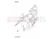 SUZUKI SV650 / SV650S K5 (2005) 57A - SEAT TAIL COVER (SV650K4)
