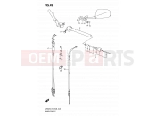 SUZUKI SV650 / SV650S K7 (2007) 49 - HANDLEBAR (WITH COWLING)