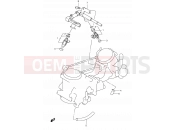 SUZUKI SV650S K5 (2005) 12 - THROTTLE BODY FITTING (MODEL K3/K4/K5/K6)
