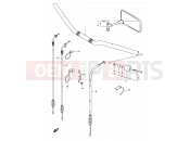 SUZUKI SV650S K5 (2005) 48 - HANDLEBAR (WITH OUT COWLING)