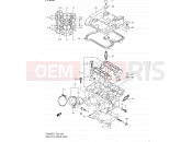 SUZUKI SV650S L1 (2011) (E02) 3 - REAR CYLINDER HEAD