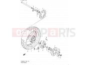 SUZUKI SV650S L1 (2011) (E02) 119 - REAR WHEEL (SV650SL1 E24)
